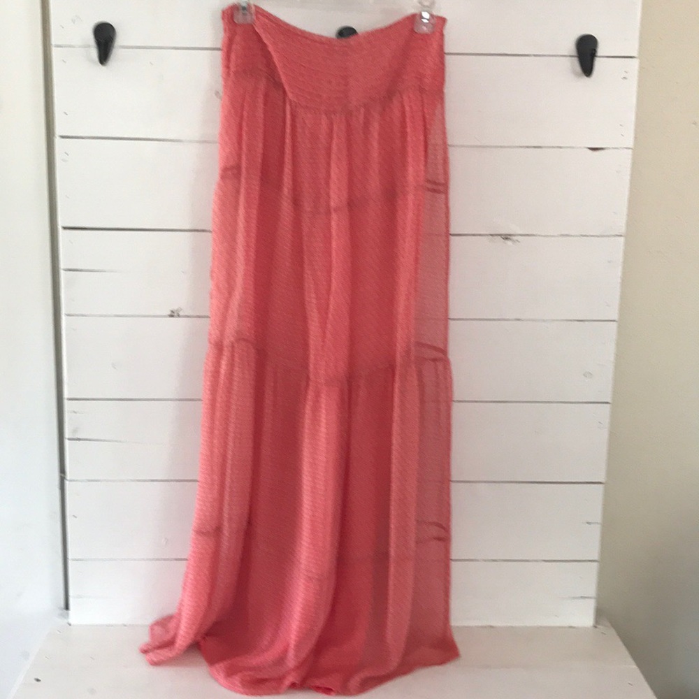 Flannel a Australian Designer silk maxi skirt